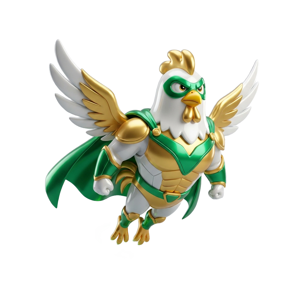The chicken reaching escape velocity